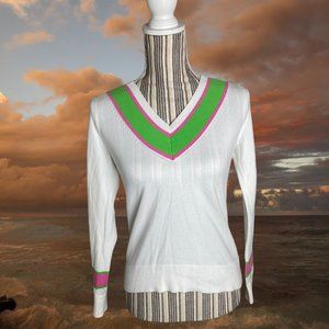 Vintage Lilly Pulitzer Size Small Old Money Hamptons Rich Golf Aesthetic Sweater